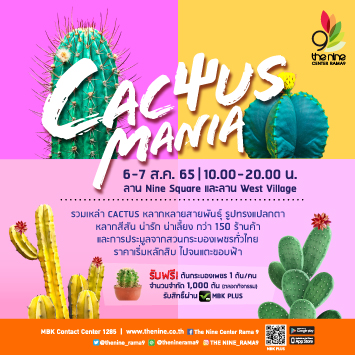 เอาใจคนรักต้นกระบองเพชร พบกับการรวมเหล่าแคคตัสหลากหลายสายพันธุ์ ในงาน Cactus Mania