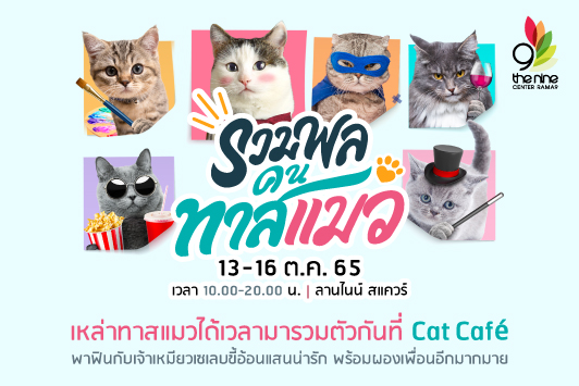 งานรวมพลคนทาสแมว เหล่าทาสแมวได้เวลามารวมตัวกันที่ Cat Cafe พาฟินกับเจ้าเหมียวเซเลบขี้อ้อนแสนน่ารัก พร้อมผองเพื่อนอีกมากมาย