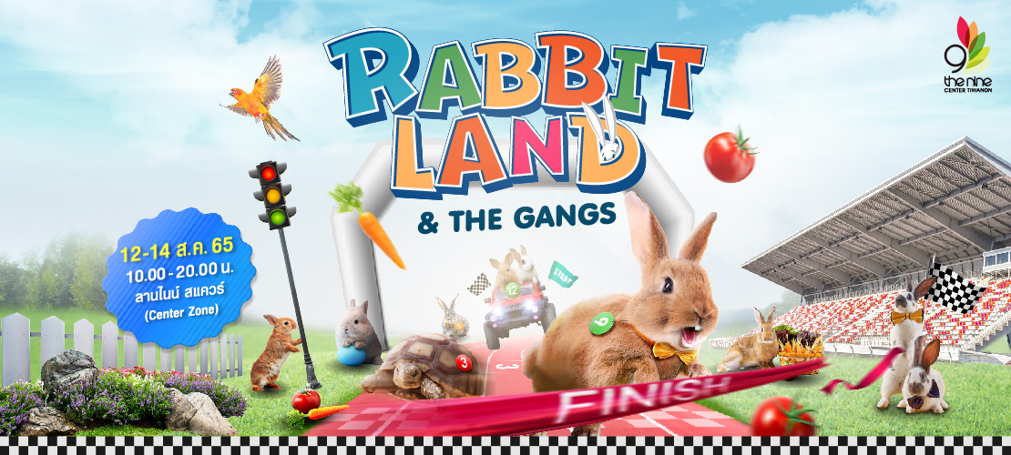 RABBIT LAND เนรมิตดินแดนกระต่ายพันธุ์สวย ลุ้นการแข่งขัน 